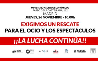 ACTO DE PROTESTA ANTE EL MINISTERIO ASUNTOS ECONOMICOS 26 NOVIEMBRE 10H.