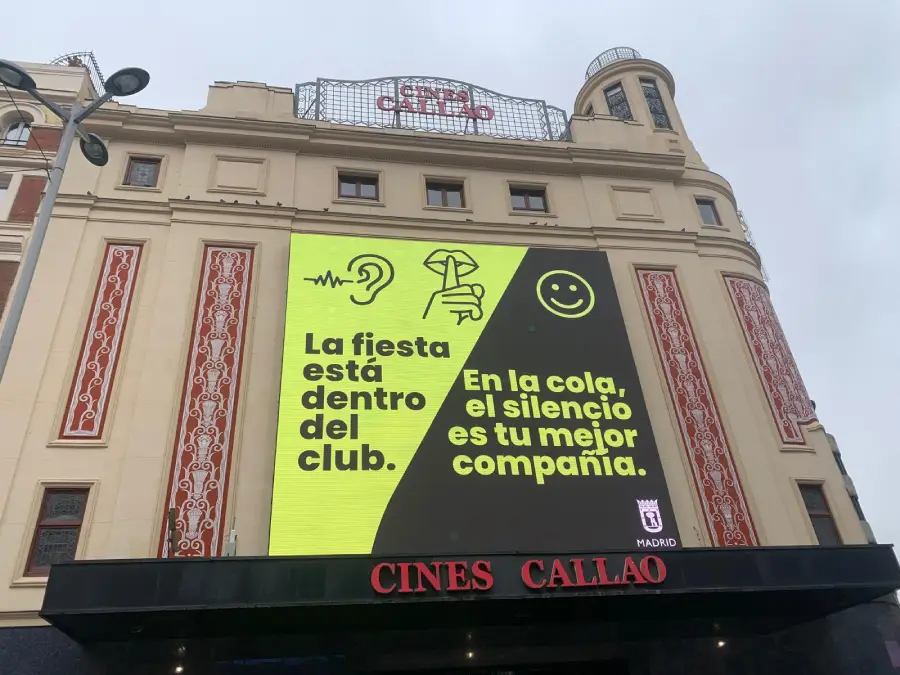 El Ayuntamiento de Madrid y Noche Madrid presentan la campaña #enlacolasilencio