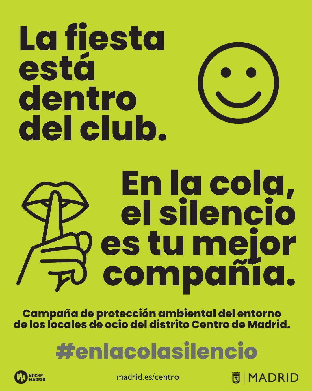 “EN LA COLA, EL SILENCIO ES TU MEJOR COMPAÑÍA”